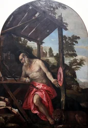 Sint Hiëronymus in de woestijn